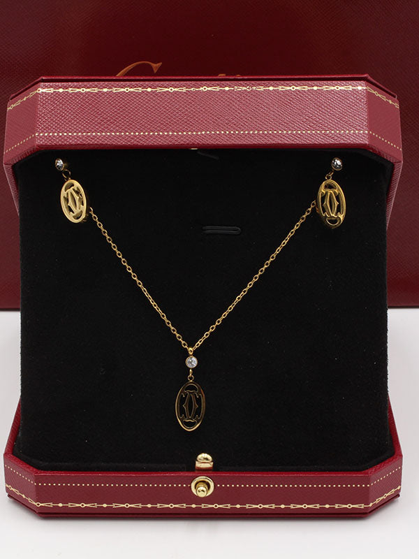 طقم كارتير بيضاوي اطقم CARTIER