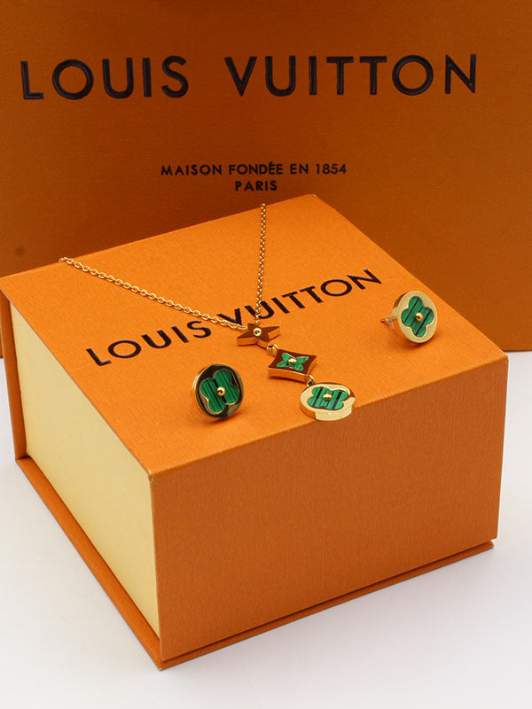 طقم لويس فيتون شيل تعليقة طويلة اطقم louis vuitton