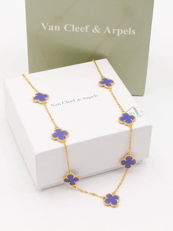 سلسال فان كليف وسط 10 وردات سلسال van cleef