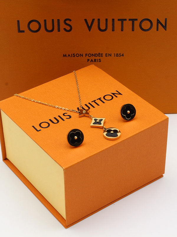 طقم لويس فيتون شيل تعليقة طويلة اطقم louis vuitton