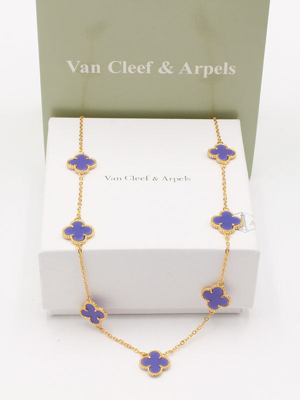 سلسال فان كليف وسط 10 وردات سلسال van cleef