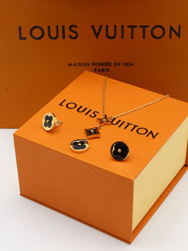 طقم لويس فيتون شيل تعليقة طويلة اطقم louis vuitton