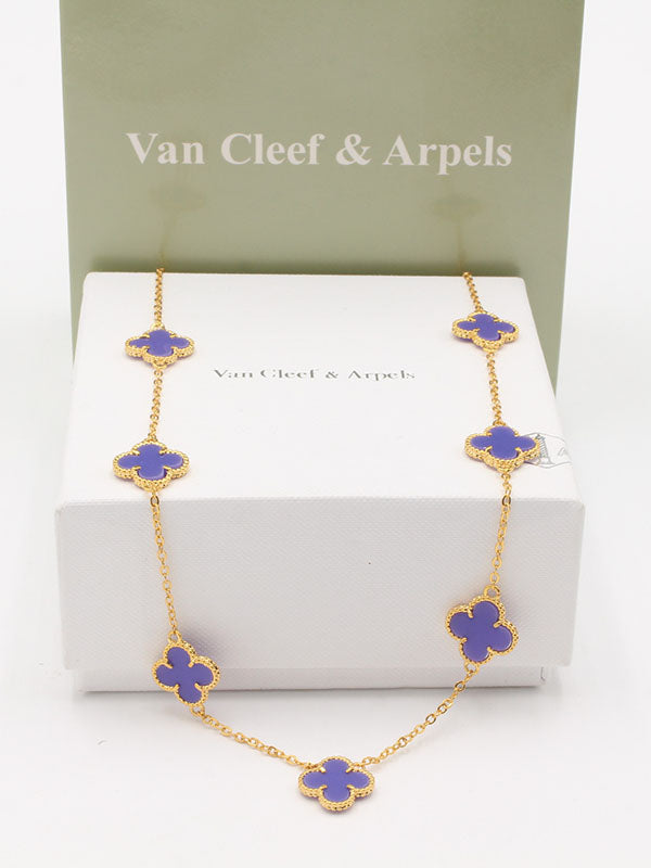 سلسال فان كليف وسط 10 وردات سلسال van cleef موف