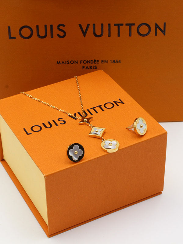 طقم لويس فيتون شيل تعليقة طويلة اطقم louis vuitton