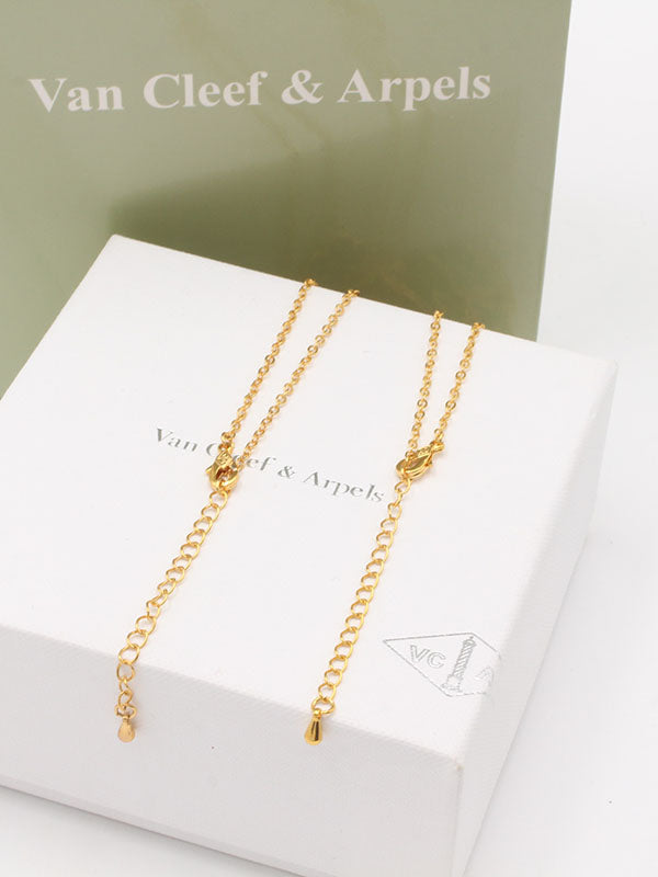 سلسال فان كليف وسط 10 وردات سلسال van cleef