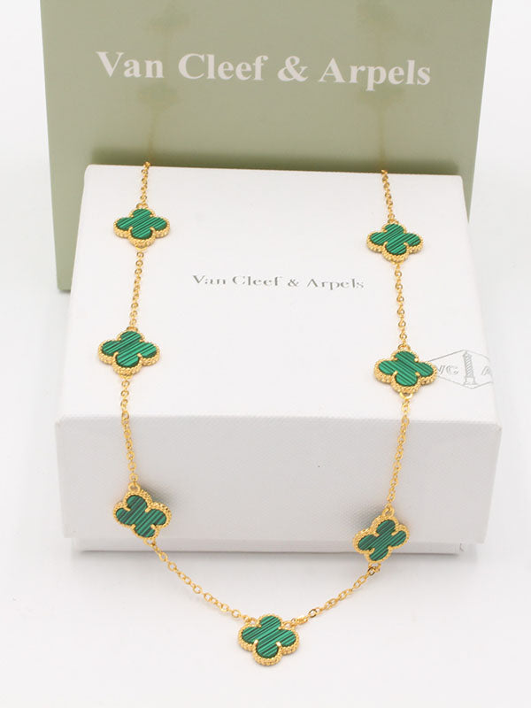 سلسال فان كليف وسط 10 وردات سلسال van cleef