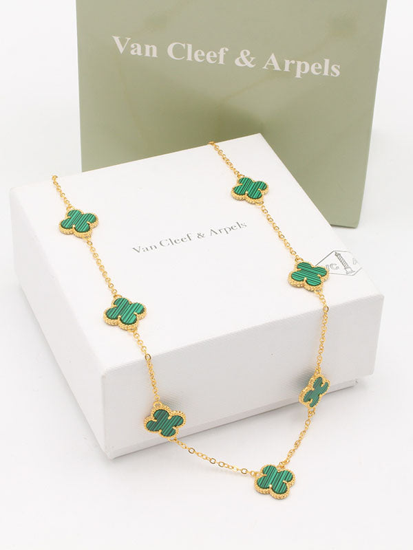 سلسال فان كليف وسط 10 وردات سلسال van cleef