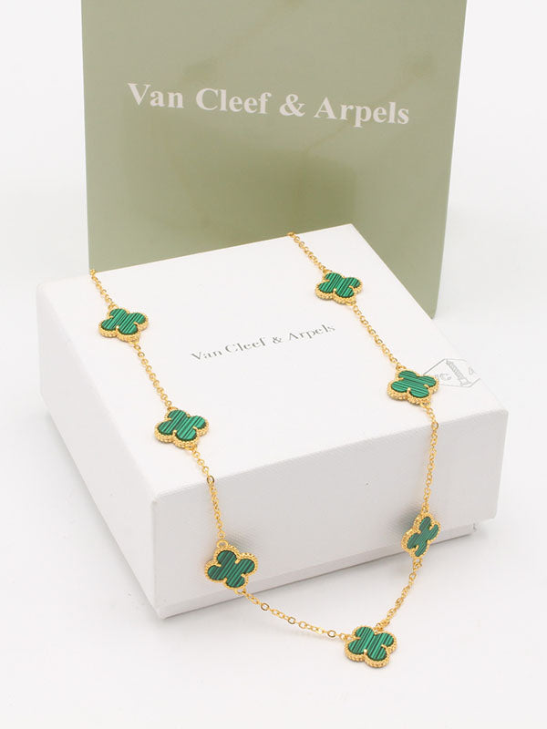 سلسال فان كليف وسط 10 وردات سلسال van cleef