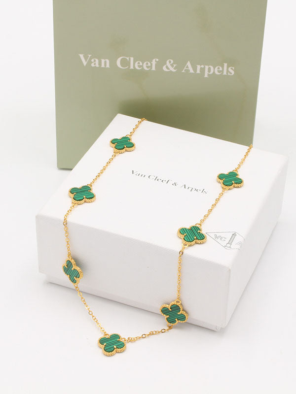 سلسال فان كليف وسط 10 وردات سلسال van cleef