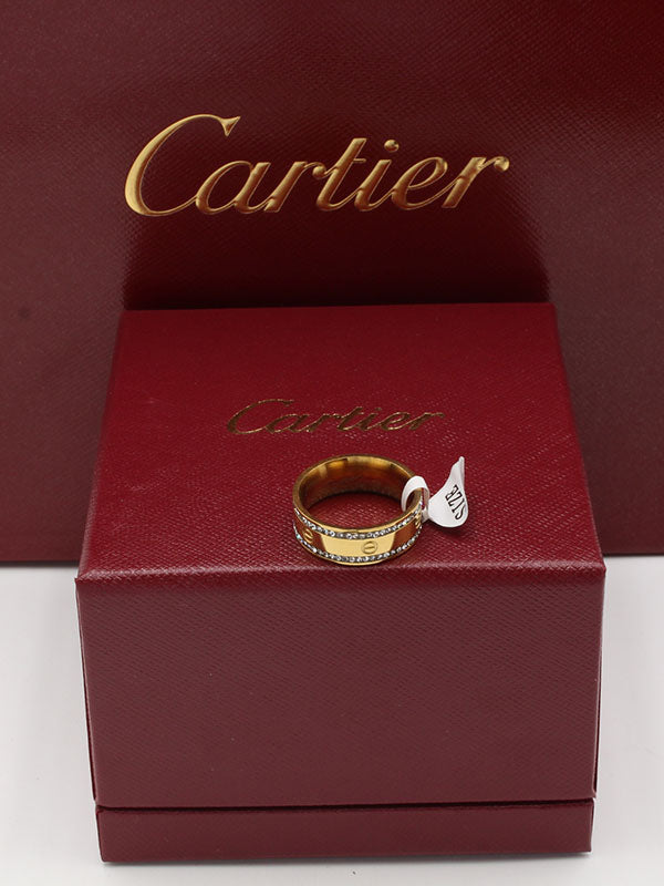 دبلة كارتير زركون تو لاينز خواتم CARTIER