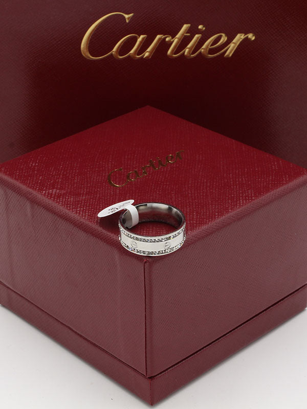 دبلة كارتير زركون تو لاينز خواتم CARTIER