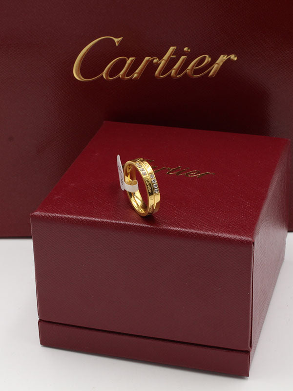 خاتم كارتير ميني ستون وذ لوقو خواتم CARTIER