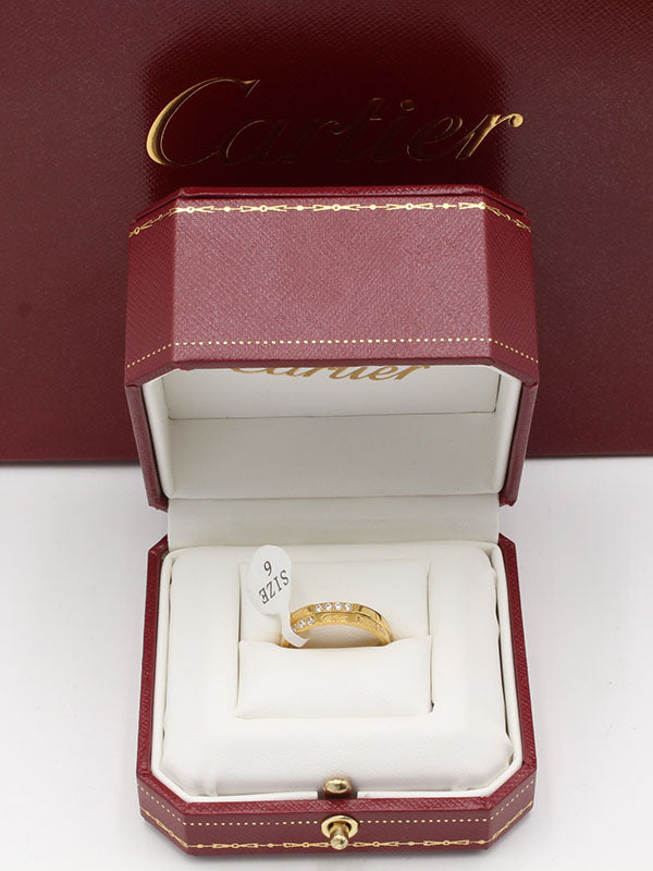 خاتم كارتير ميني ستون وذ لوقو خواتم CARTIER