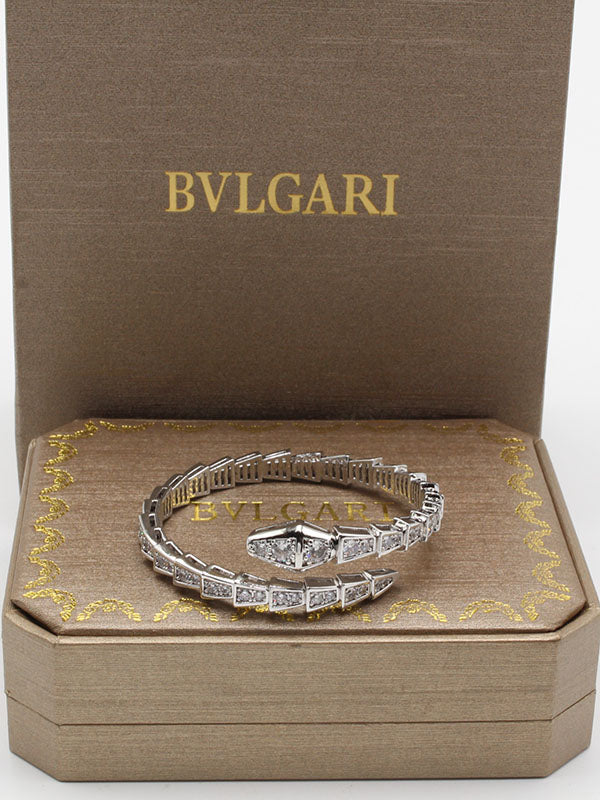 اساور بولغاري سنيك كبير فضي اسواره bvlgari فضي