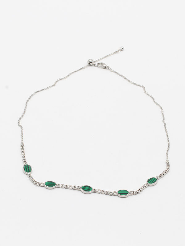 سلسال تشوكر 52206 سلسال jewel اخضر