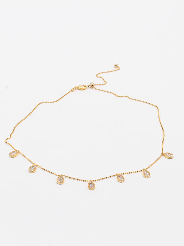 سلسال تشوكر 52193 سلسال jewel ذهبي