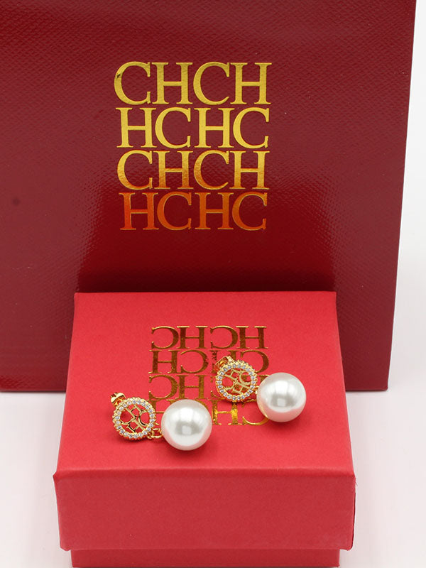 حلق سي اتش زركون لولو حلق CH