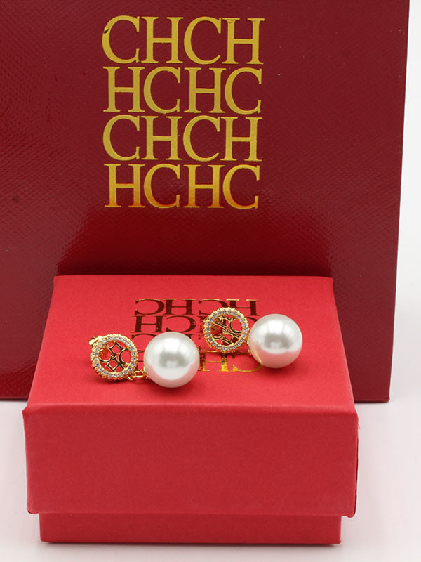 حلق سي اتش زركون لولو حلق CH