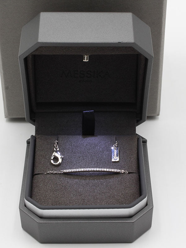 اسواره ميسيكا زركون ناعمة لوقو اسواره messika