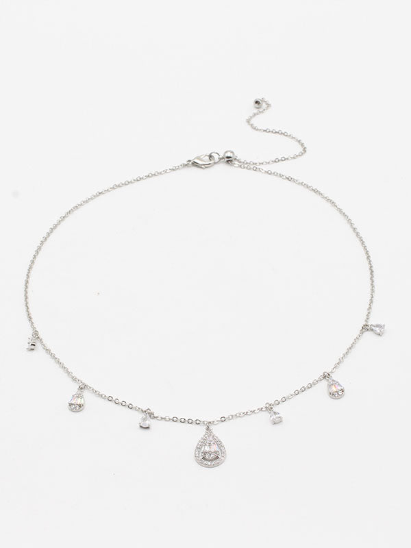 سلسال تشوكر 52210 سلسال jewel فضي