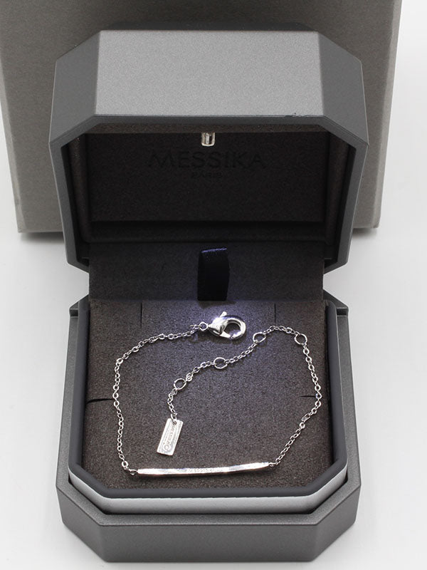 اسواره ميسيكا زركون ناعمة لوقو اسواره messika فضي