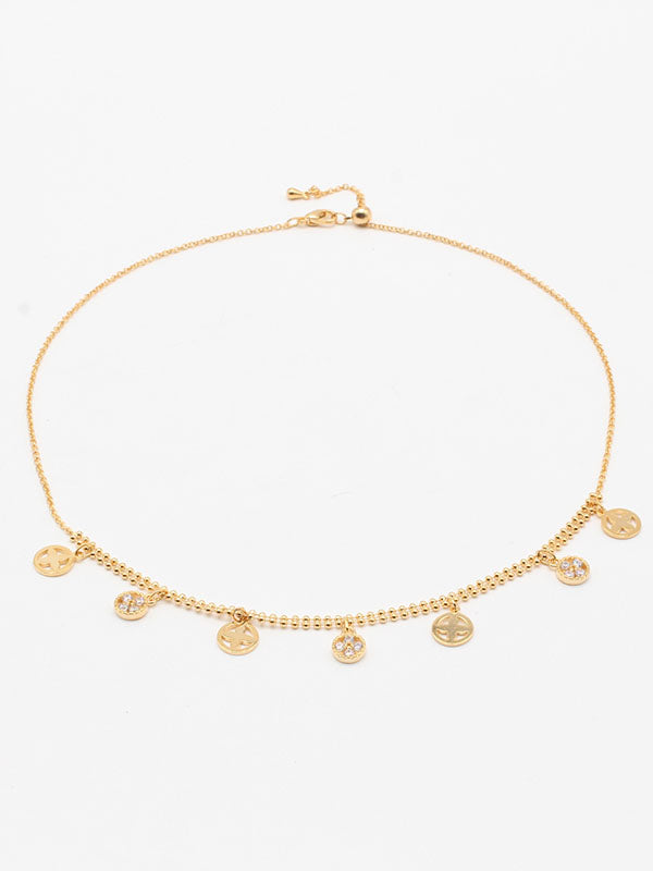 سلسال تشوكر 52218 سلسال jewel ذهبي