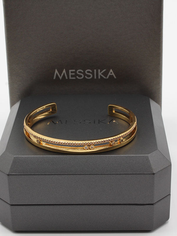 اسواره ميسيكا زركون بانقل لوقو اسواره messika ذهبي