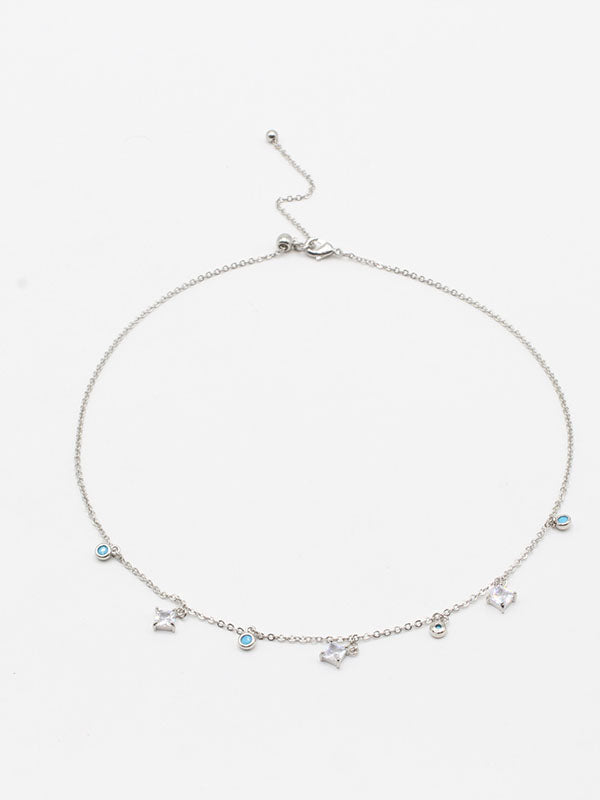 سلسال تشوكر 52221 سلسال jewel فضي