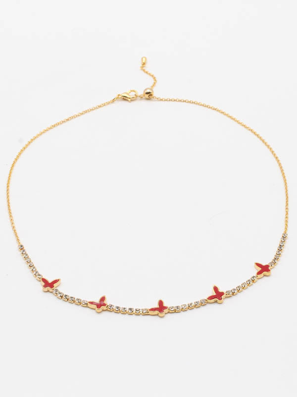 سلسال تشوكر 52194 سلسال jewel احمر