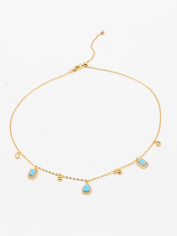 سلسال تشوكر 52189 سلسال jewel ذهبي