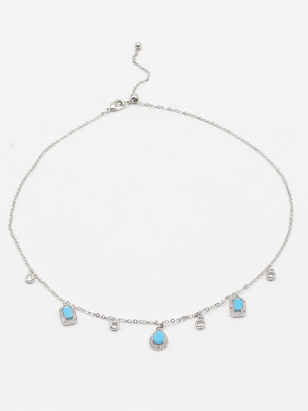 سلسال تشوكر 52189 سلسال jewel فضي