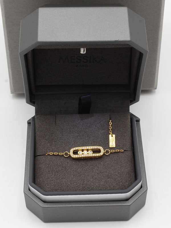 اسواره ميسيكا زركون اسواره messika ذهبي
