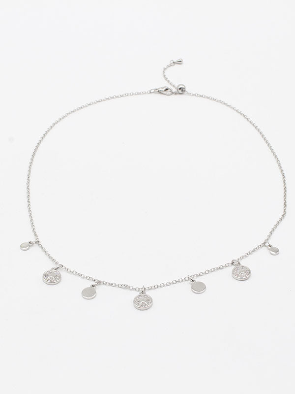 سلسال تشوكر 52209 سلسال jewel فضي