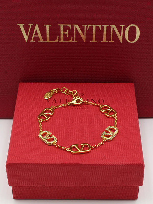 اساور فالنتينو زركون لوقو اسواره VALENTINO ذهبي