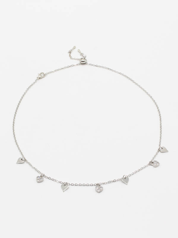 سلسال تشوكر 52220 سلسال jewel فضي