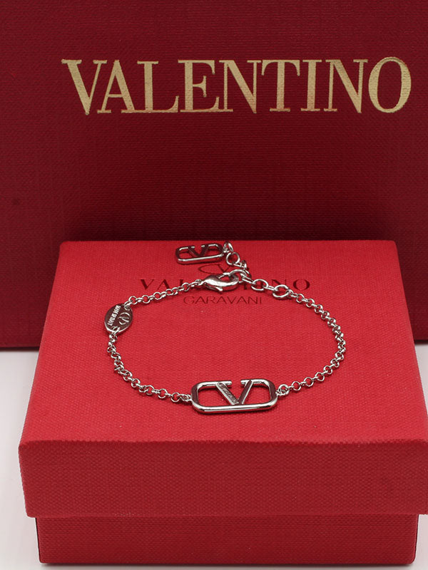 اساور فالنتينو فلات لوقو اسواره VALENTINO فضي