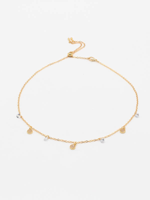 سلسال تشوكر 52222 سلسال jewel ذهبي