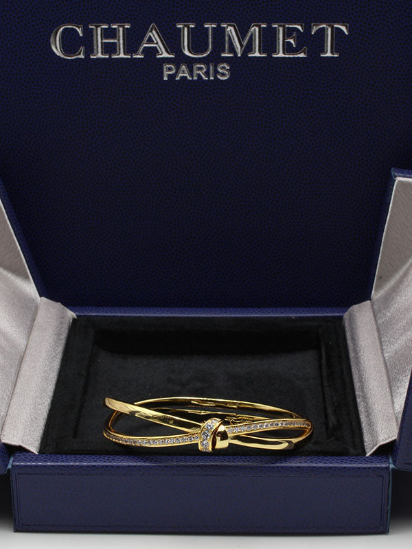 اسوارة شومية اكس زركون بانقل دبل لوقو اسواره chaumet