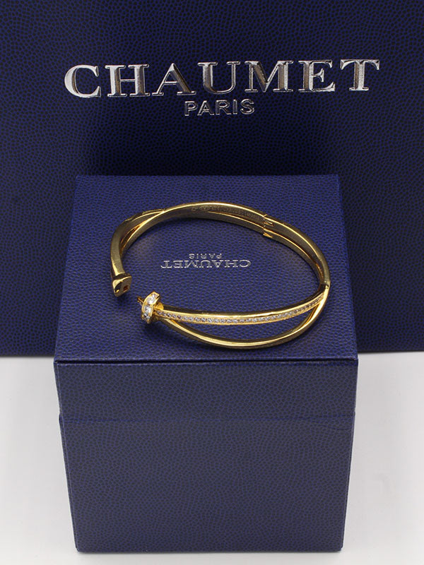 اسوارة شومية اكس زركون بانقل دبل لوقو اسواره chaumet