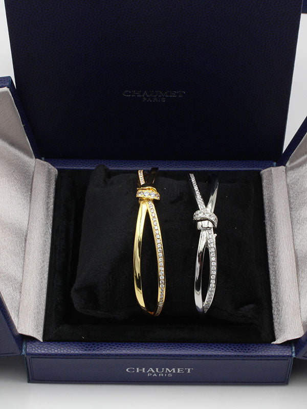 اسوارة شومية اكس زركون بانقل دبل لوقو اسواره chaumet