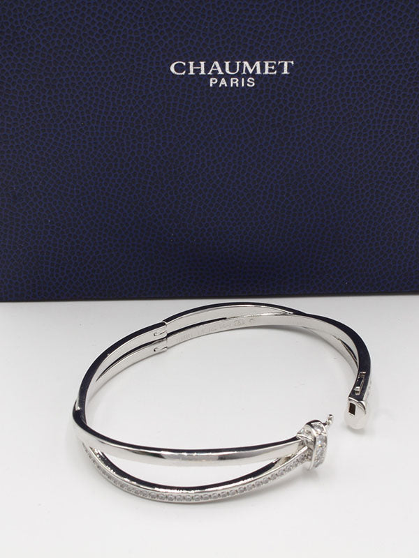 اسوارة شومية اكس زركون بانقل دبل لوقو اسواره chaumet