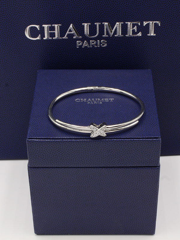 اسوارة شومية اكس زركون بانقل لوقو اسواره chaumet