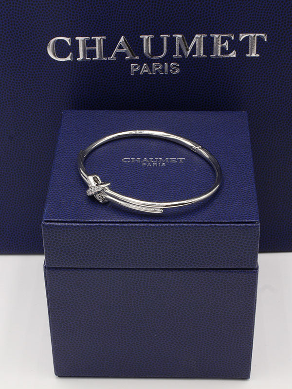 اسوارة شومية اكس زركون بانقل لوقو اسواره chaumet