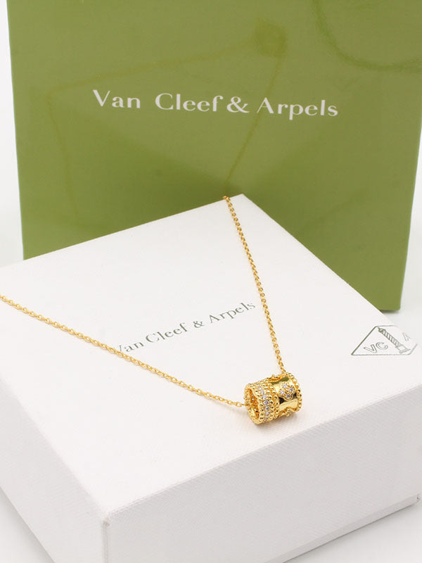 سلسال فان كليف زركون اسطواني صغير سلسال van cleef