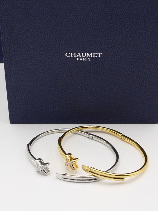 اسوارة شومية اكس زركون بانقل لوقو اسواره chaumet
