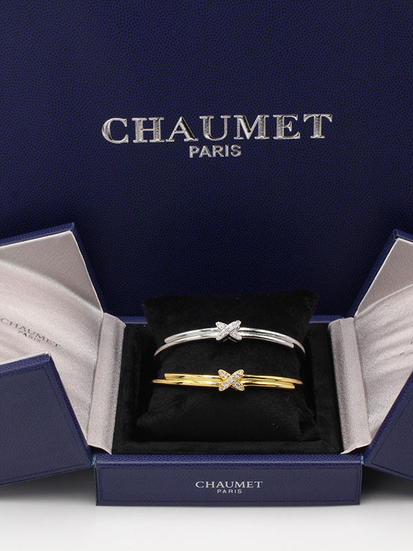 اسوارة شومية اكس زركون بانقل لوقو اسواره chaumet