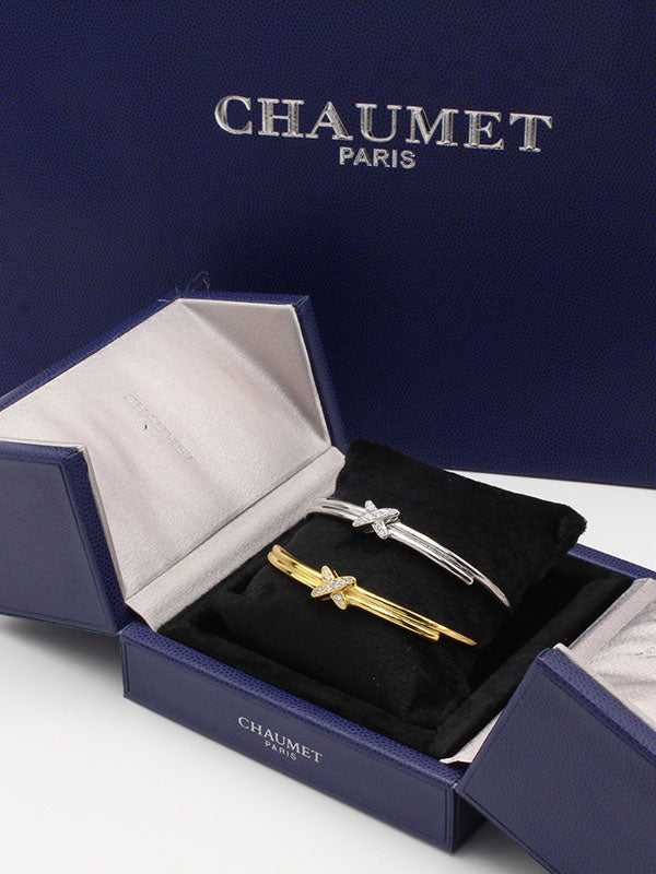 اسوارة شومية اكس زركون بانقل لوقو اسواره chaumet