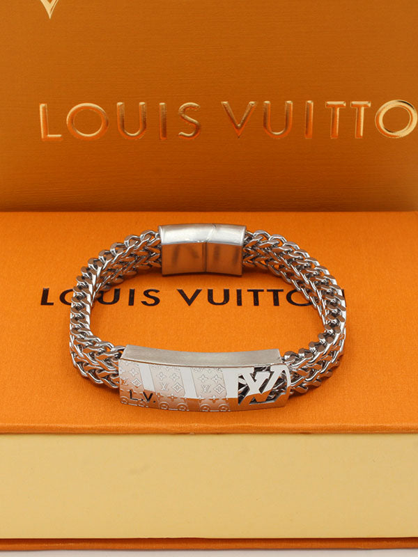 اسوارة لويس فيتون رجالية ستنلس ستيل اسواره louis vuitton