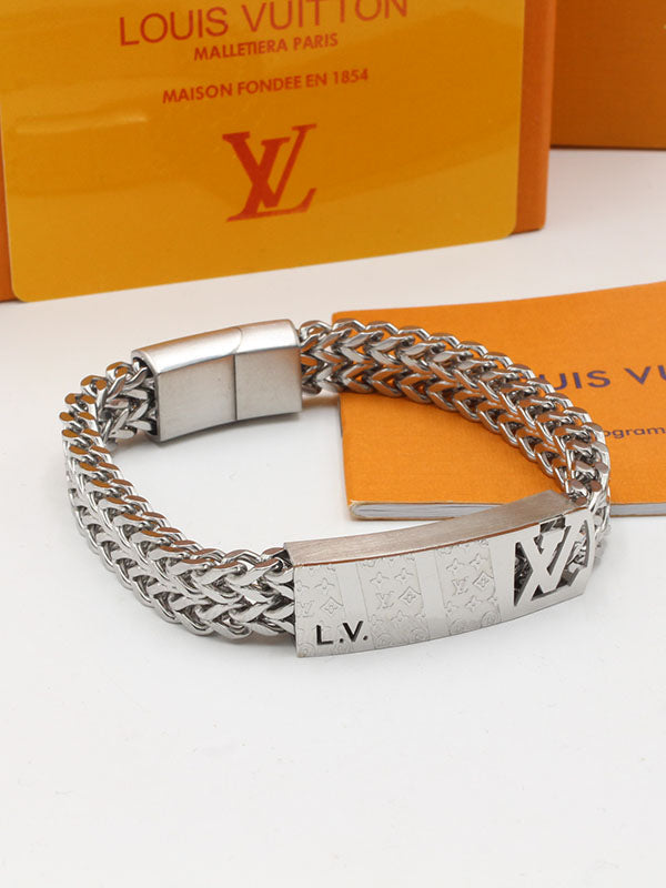 اسوارة لويس فيتون رجالية ستنلس ستيل اسواره louis vuitton