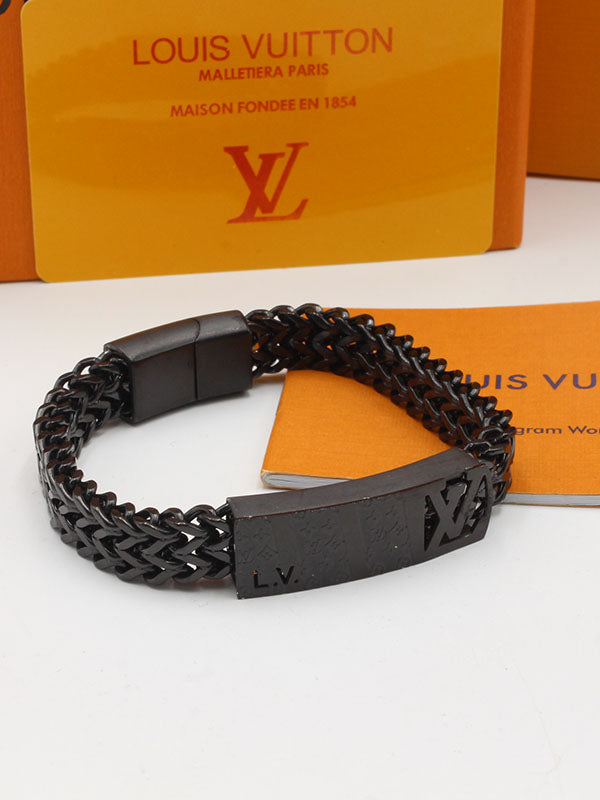 اسوارة لويس فيتون رجالية ستنلس ستيل اسواره louis vuitton